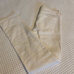 Gap Real Straight White Jeans